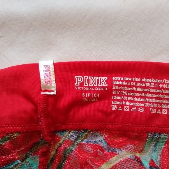 🔴SOLD🔴 NWOT PINK Red Palm Set 💋 - Picture 8 of 8